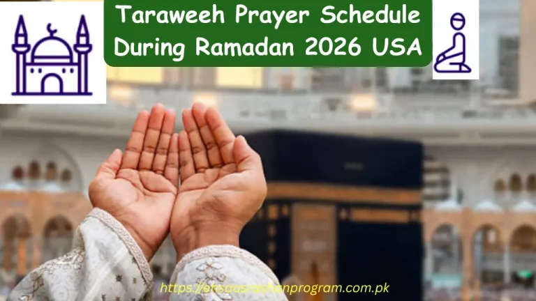 Taraweeh prayers timing USA