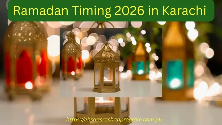 ramadan timing karachi